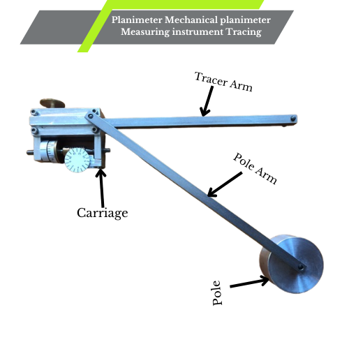 Planimeter Mechanisches Planimeter Messgerät Tracing - Bild 5 von 5