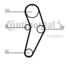 Continental Ctam CT709K1 Zahnriemensatz für Renault Clio I Megane