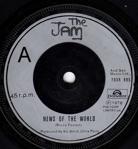 The Jam - News Of The World (7", Single, Sil) - Picture 3 of 4