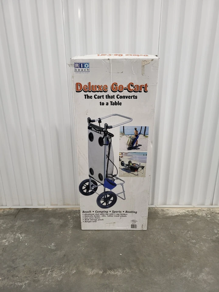 Rio Beach Deluxe Playa Go-Cart Playa Camping Deportes Navegación Carro/Mesa Nuevo  Foto 2 de 4