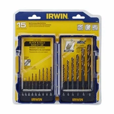 Irwin 15 Piece Turbomax Turbo Pint Drill Bit Set 318015