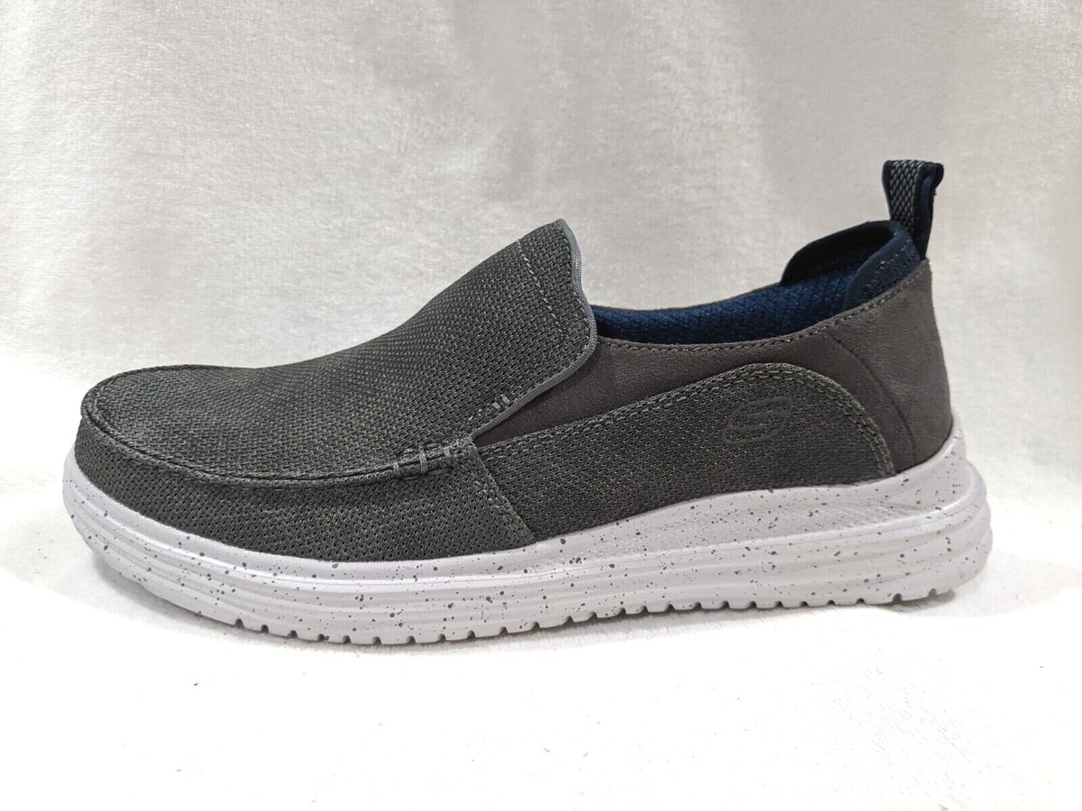 Skechers Proven Renco Loafer Slip On Shoes Classic Fit 204568 Men\'s Size 8.5 Skechers Mens 12 Charcoal Classic Fit Proven-Renco Air  main image 3