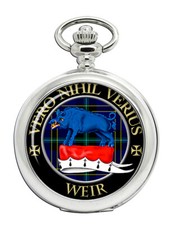 Weir Scottish Clan Pocket Watch