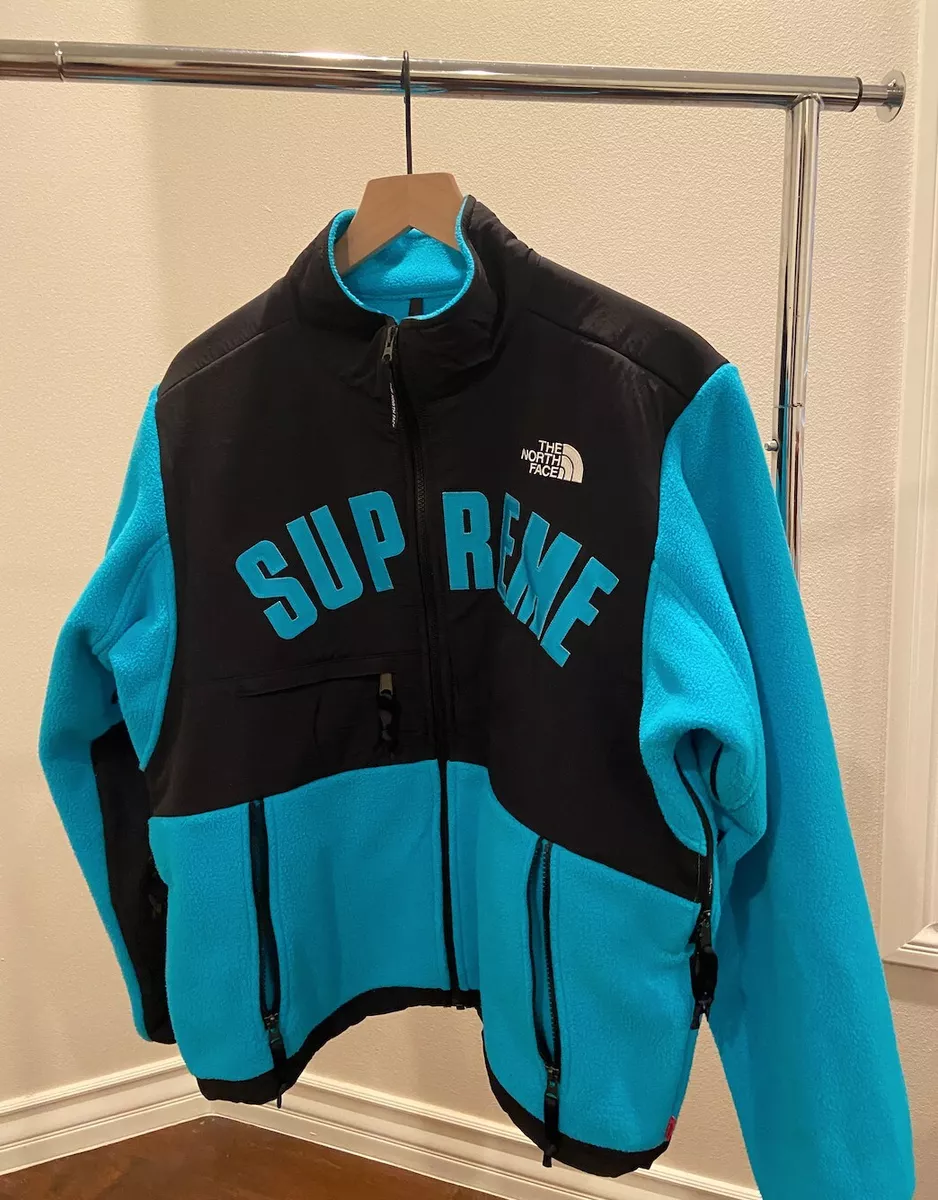 Supreme x The North Face Arc Logo Denali Fleece Jacket (Size Medium) Teal  SS19