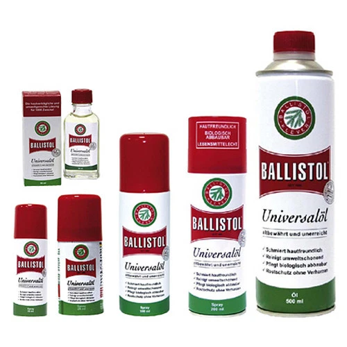 Ballistol Spray o Öl Waffenöl Pflegeöl Schmieröl Balistol Pflegespray Hausmittel