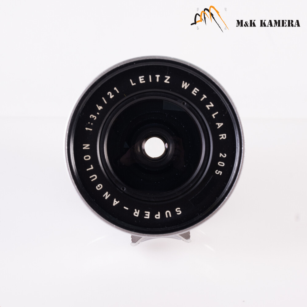 LEITZ Leica Super-Angulon M 21mm/F3.4 Ser.VII Silver Lens Yr LEITZ Leica Super-Angulon M 21mm/F3.4 Ser.VII Silver Lens Yr