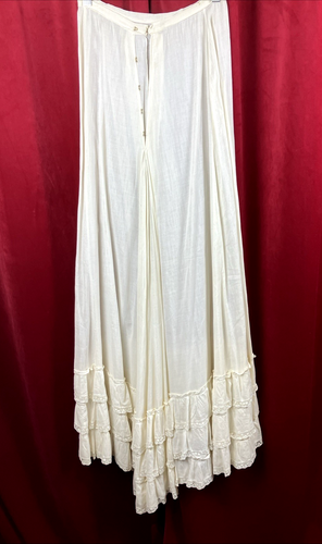 NICE Edwardian TALL Length Summer skirt ruffle hem wedding tea Cotton - 第 7/7 張圖片