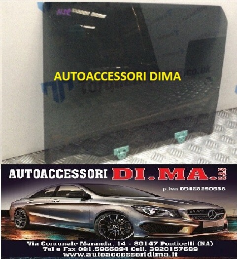 VETRO SCENDENTE POSTERIORE DX FUME' NISSAN JUKE DAL 2010 AL 2014 NUOVO