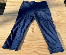 Vintage Adidas Men's Track Pants Activewear Sweatpants Tracksuit Size L Blue