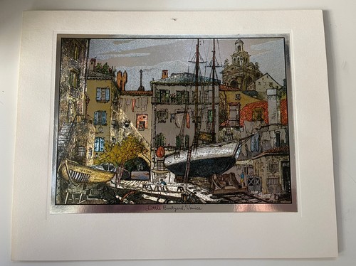 Four Color-Etch Prints by Lionel Barrymore-Seaworthy/Point Pleasant - Picture 3 of 10