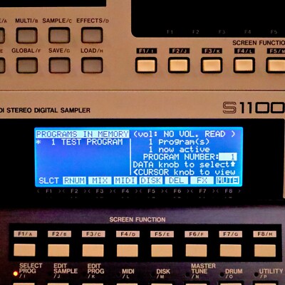 Akai S 1000, S 1000PB, S 1100 MX 76 LED Display
