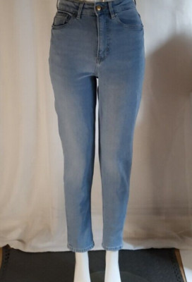 DIVIDED by H&M High Waist Jeans Damen Gr. 36 blau