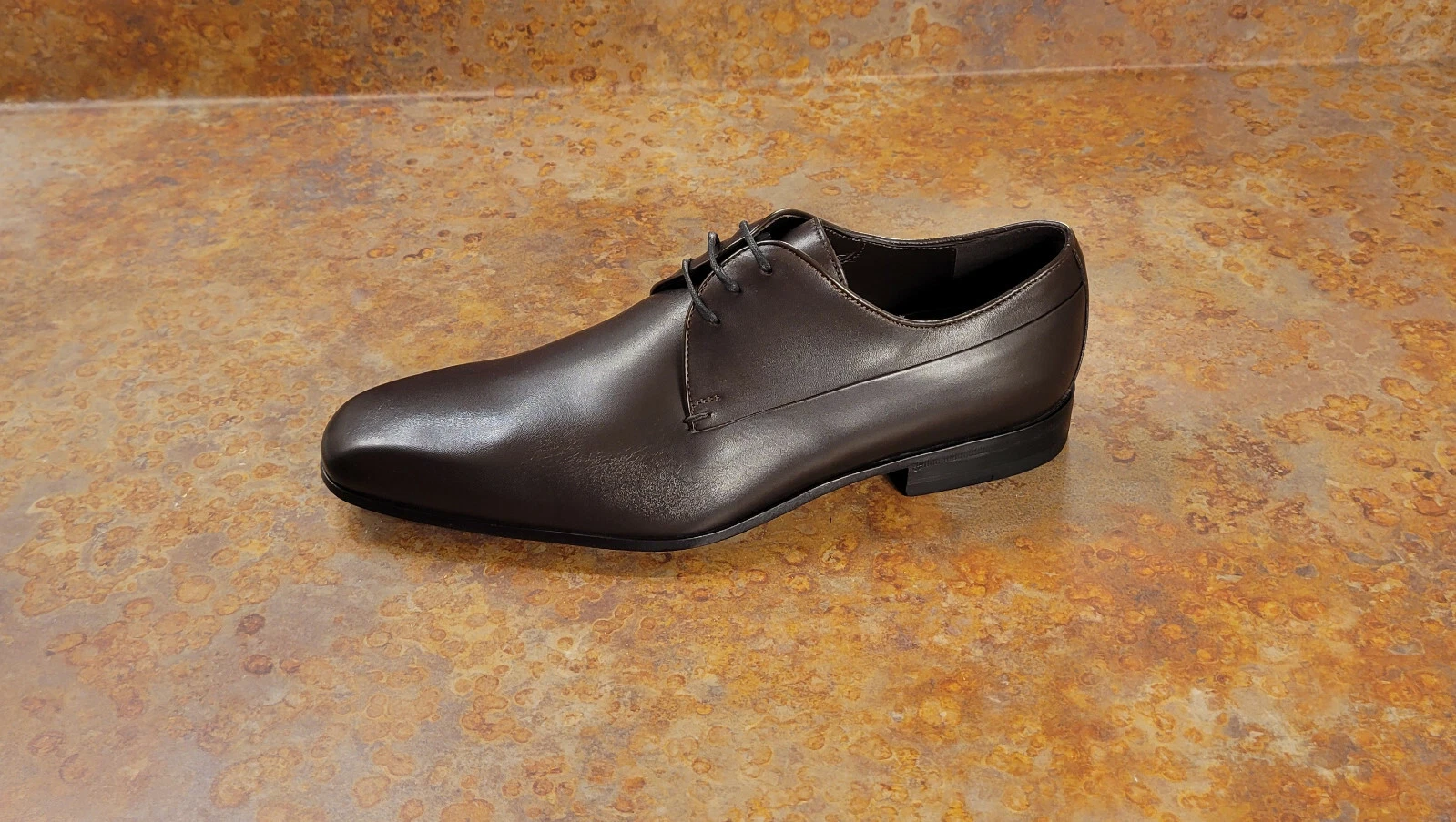 Neuf ! Chaussures Oxford à bout plat Gucci « Liford » marron homme 7,5 US 40,os PDSF