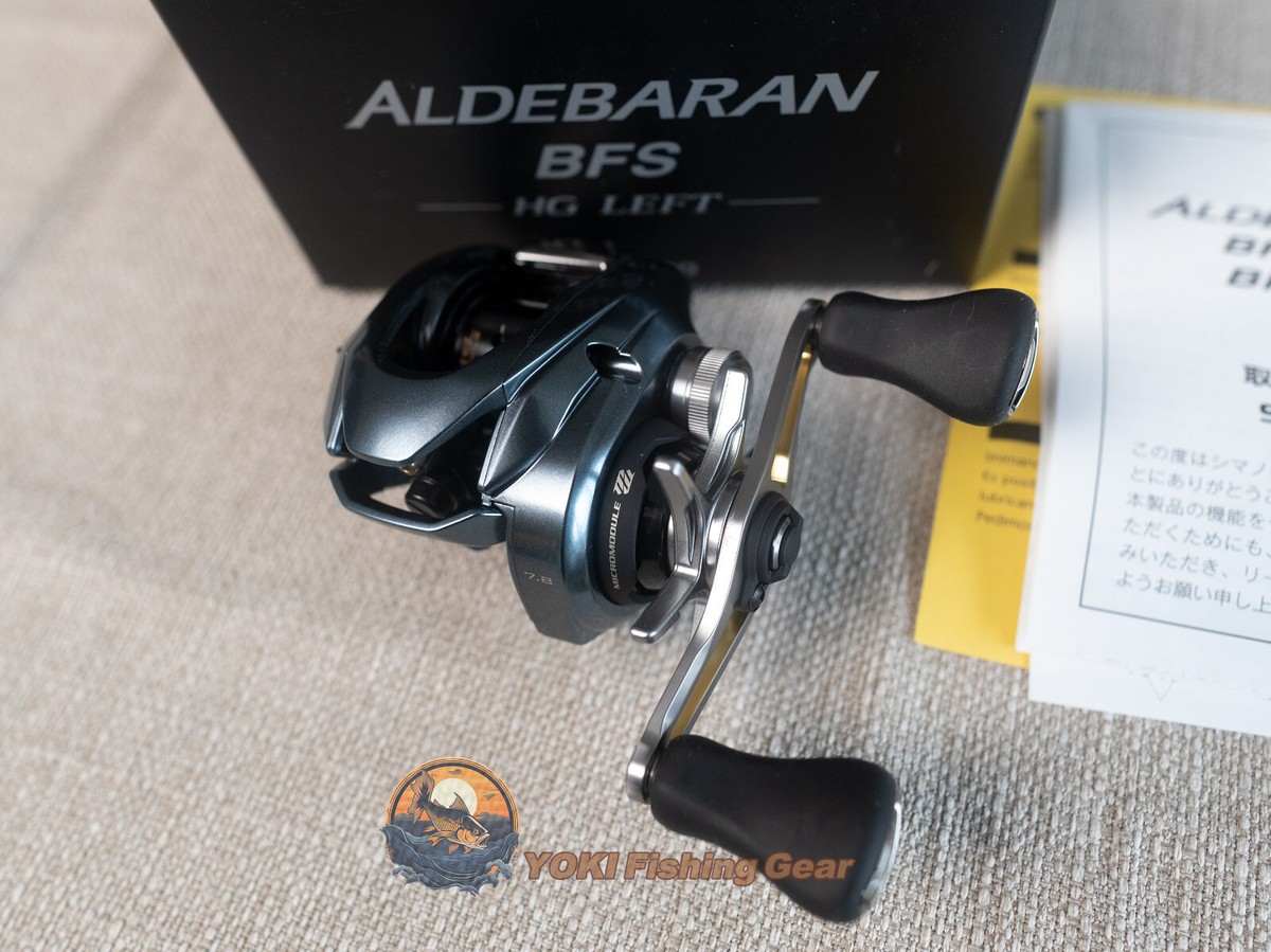 Shimano 22 ALDEBARAN BFS HG LEFT 7.8 Casting Reel-Watch our