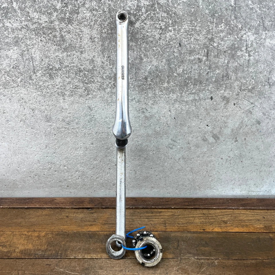 1983 Sugino Crank Set 165 mm Old School BMX 83 1 Piece Japan 80s 1PC OPC Race A2 - Image 4 of 4