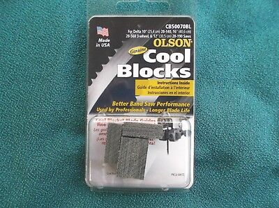 BLADE GUIDE BLOCKS BRAND NEW SET OF OLSON COOL BLOCKS FOR DELTA 890 BAND SAW