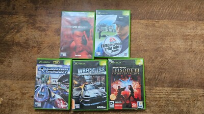 MICROSOFT XBOX ORIGINAL OG - ALLE FÜLLER OHNE KILLER BUNDLE SPIELE x5 #RL33