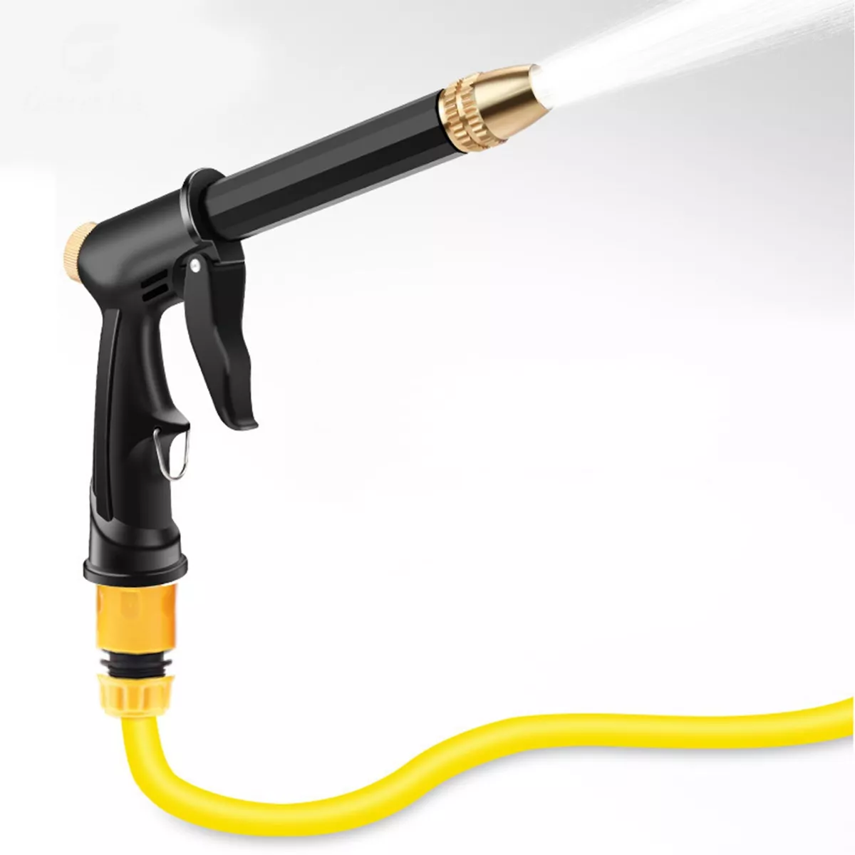 High Pressure Water Spray Gun Car Wash Metal Brass Nozzle Garden Hose Pipe  Lawn