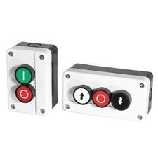 Gehäuse Aufputz Taster IP60 Schließer Öffner EIN/AUS Kran Tor Antrieb Garagentor