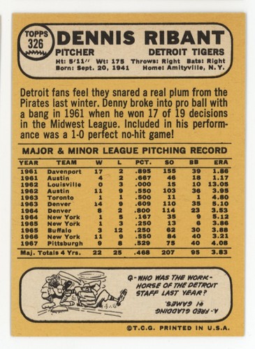 Set builders: 1968 Topps 300-399 VG/EX & better, FREE shipping - Picture 71 of 323