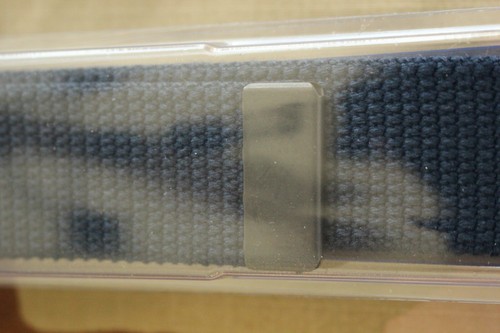 USAF US AIR FORCE SUBDUED EM NCO OFFICER BLUE BDU & ABU PANTS BELT BLACK TIP R - Picture 4 of 4