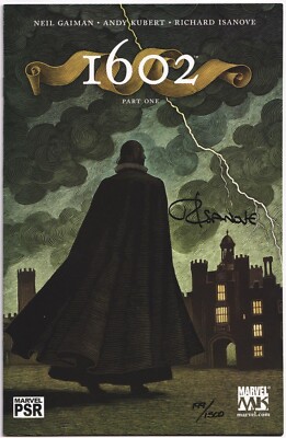 1602 #1 DYNAMIC FORCES SIGNIERT ISANOVE DF COA MARVEL DISNEY WAS WÄRE WENN NEIL GAIMAN