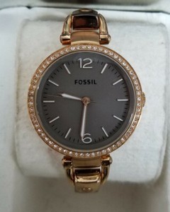 Fossil Georgia Metallic Brown Ladies 