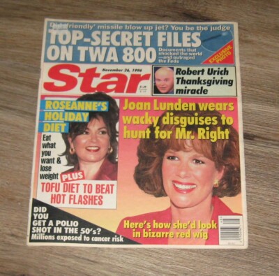 Star 1996 magazine JOAN LUNDEN Robert Urich DEBBIE ROWE Roseanne Barr