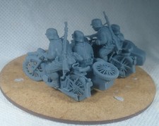 Frühkrieg Deutsche Kradschutzen und Panzerwagen Set Konvolut