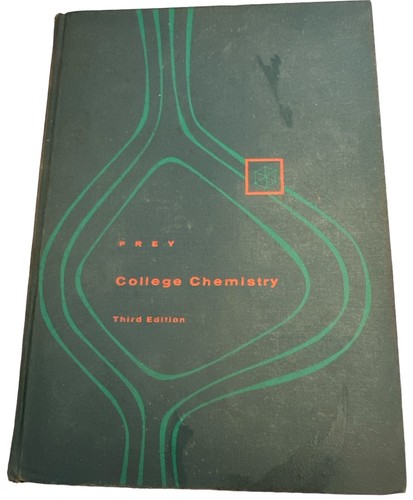 1965 Frey College Chemie dritte Ausgabe Lehrbuch Prentice-Hall Inc akzeptabel