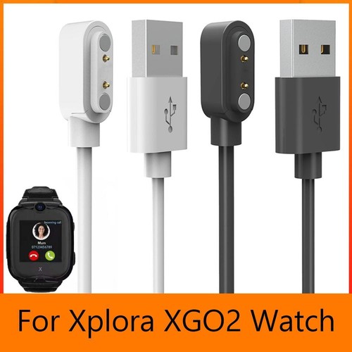 Magnetic Fast Charging Cable Kids Smart Watch Cord for Xplora XGO2 (White) - Zdjęcie 9 z 10