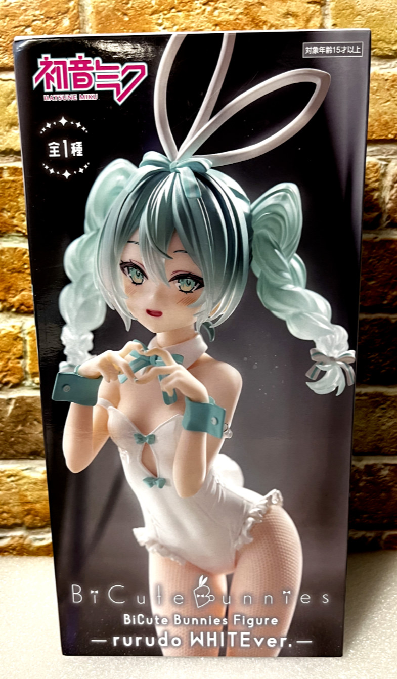 Hatsune Miku BiCute Bunnies Figure rurudo WHITE ver. FuRyu Japan New