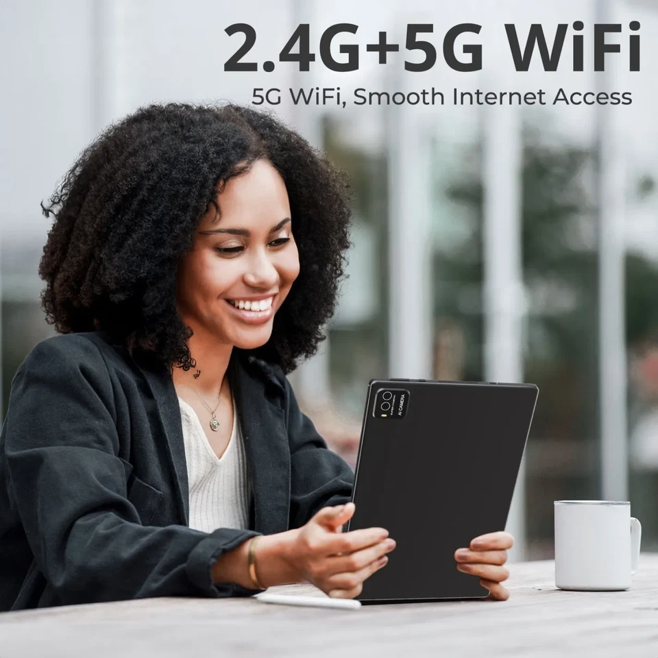 Latest Android 13 Tablet With 10inch 12GB/128GB(1TB) WiFi Dual Camera Bluetooth - Image 4 of 4