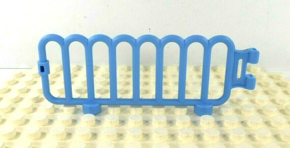Lego Duplo Artículo Cerca Puerta Alta Campo Set Big Zoo LT Azul Foto 2 de 2