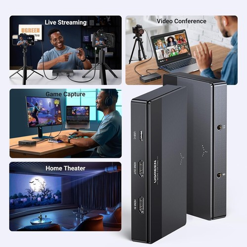 4K Video Capture Card, Full HD 1080P 60FPS USB/Type-C 3.0 HDMI Video Capture ... - Afbeelding 10 van 10