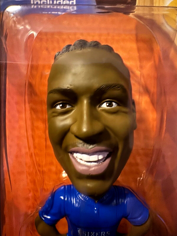 2001 Allen Iverson Play Makers Upper Deck NBA Collectible Bobblehead Card 76ers