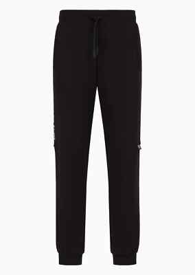 EA7 Emporio Armani Herren Schwarz Hosen Sporthose Jogginghose 6DPP57-PJOGZ-1200