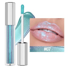 Women Girls Lips Glow Hydrating Lip Gloss Glitter Finish Lip Glaze Shimmering