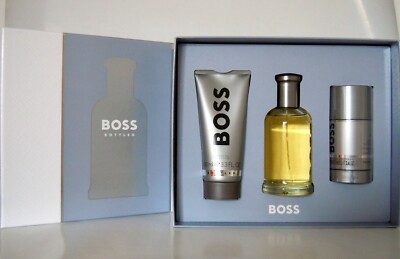 Hugo Boss BOTTLED 100ml Eau de Toilette Spray EDT +75ml Deo-Stick +100ml SG SET