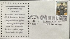 Informative 2975 Civil War Admiral Raphael Semmes Confederate Navy 