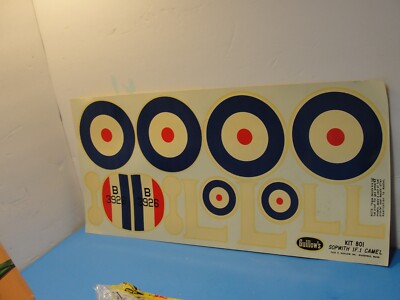 Guillow's Sopwith Camel British WW1 Fighter Balsa Wood Model