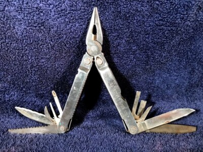 Original LEATHERMAN USA Stainless SUPER Multi TOOL Knife Pliers Screwdriver Set