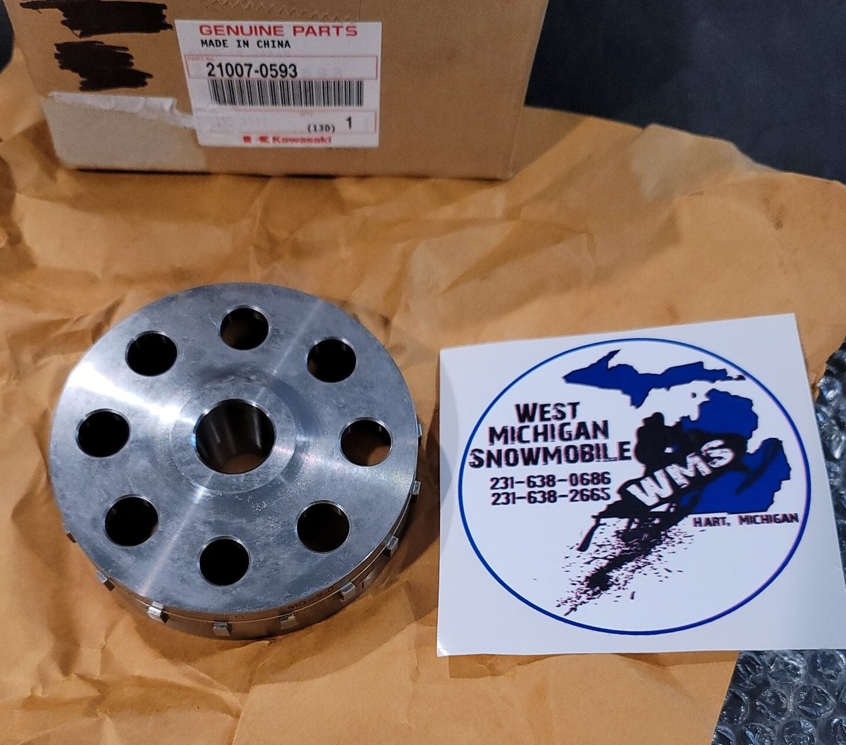 はる KAWASAKI ROTOR, I=9.0, OEM. PART# 21007-0593. QTY 1 | eBay