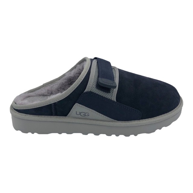 UGG DUNE SUEDE SLIPON TRUE NAVY SHEARLING SLIPPERS MEN'S US SIZE 10 eBay