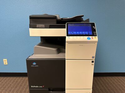 Konica Minolta Bizhub C308 Color Copier Printer Scan Fax