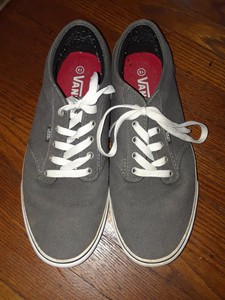 vans grey low tops