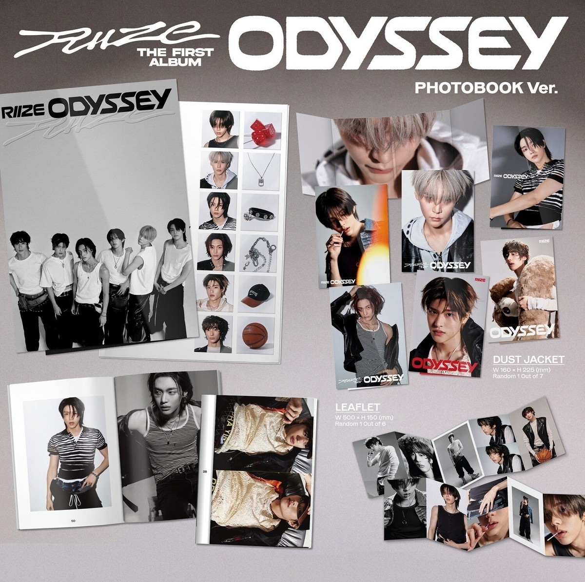 RIIZE - ODYSSEY [PHOTOBOOK Ver.] 1st Album+Extra Photocards Set | eBay