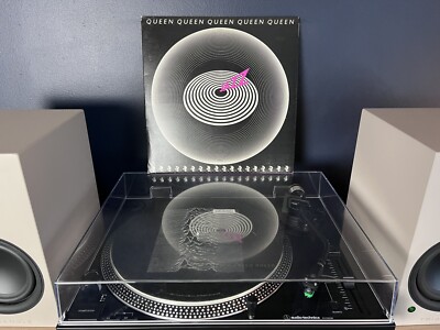 Queen Jazz UK 1978 Embossed w/Poster Vinyl Record Album LP Ex/Ex
