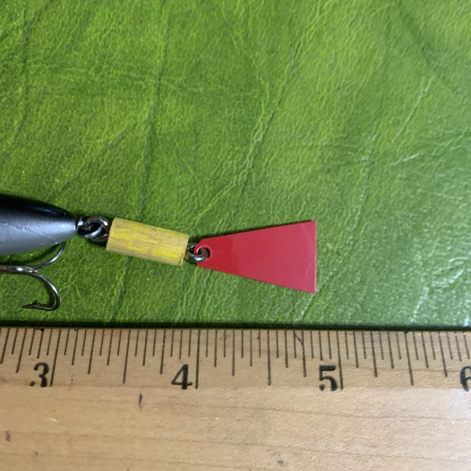 Vintage Bud Stewart JOINTED MINNOW Fishing Lure  Tackle Casting - Image 2 of 4