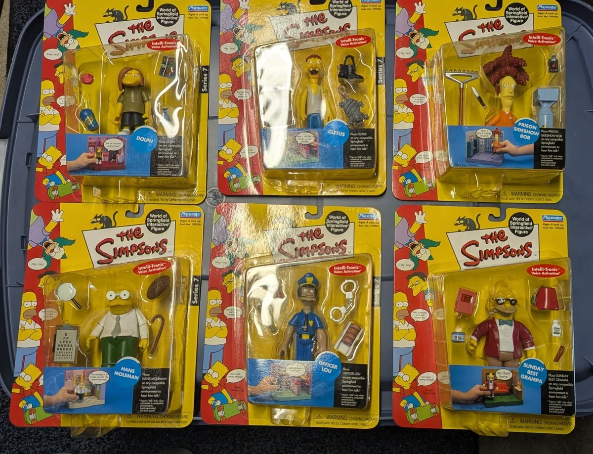 Playmates Toys Hans Moleman The Simpsons TV, Movie & Video Games